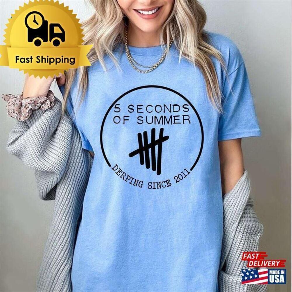 Retro 5 Seconds Of Summer Since 2011 Shirt 5Sos Unisex